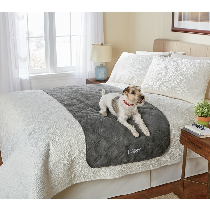 Faux-Suede Waterproof Bed Protectors, , large