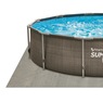 Summer Waves 14' Dark Double Rattan Active Frame Pool, , large
