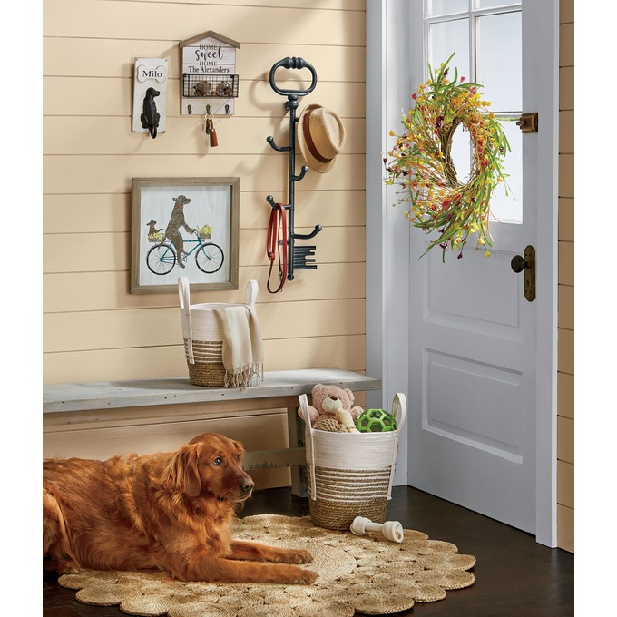 Spring Wildflower Wreath, , large
