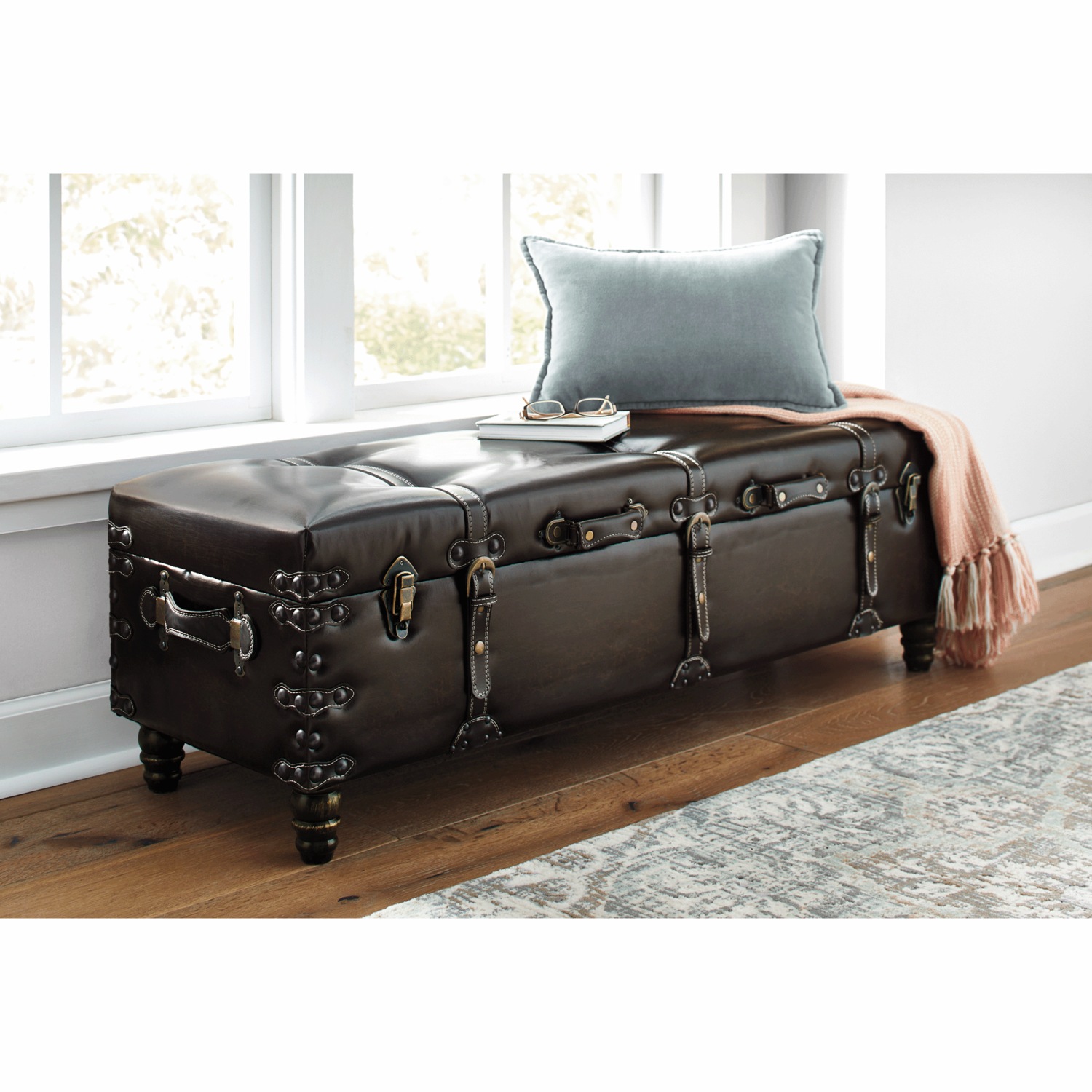 Lee Buckle Storage Bench | Montgomery Ward