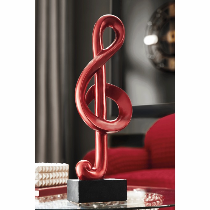 Music Sculpture, Red, large