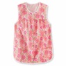 Easy-Care Button-Front Cobbler Apron, Floral Heart, large