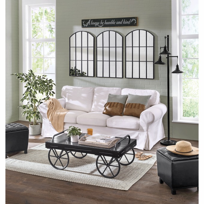 Neutral Braided Rug, , large