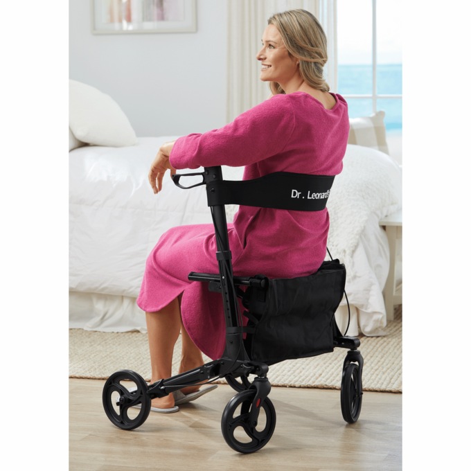 Dr. Leonard's&reg; Foldable Aluminum Rollator, , large