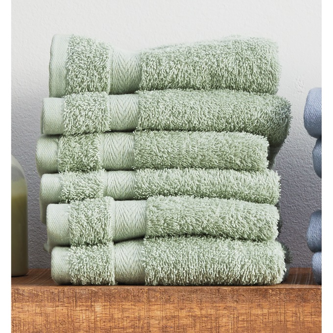 Set of 6 Oversized Washcloths , , large