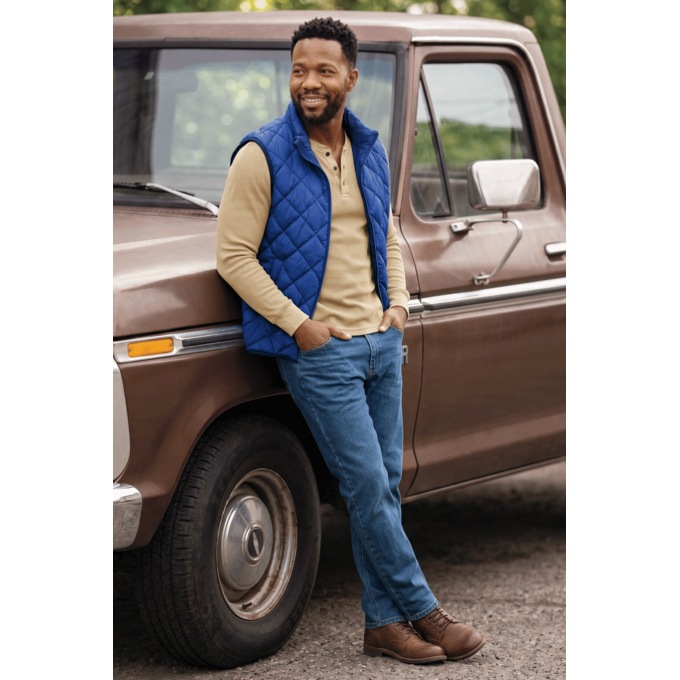 Men's Light Puffer Vest, , large