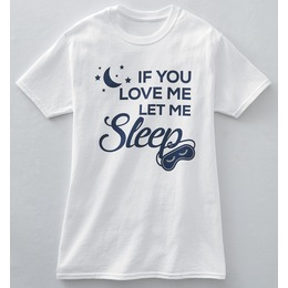 Let Me Sleep Novelty T-Shirt, , large
