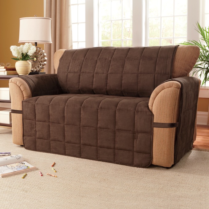 Faux Suede Ultimate Furniture Protector Montgomery Ward