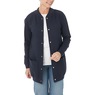 Snap-Front Cardigan, Navy, large