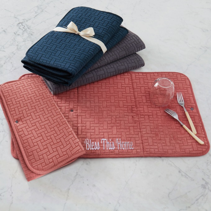 Set of 2 Kitchen Drying Mat, , large