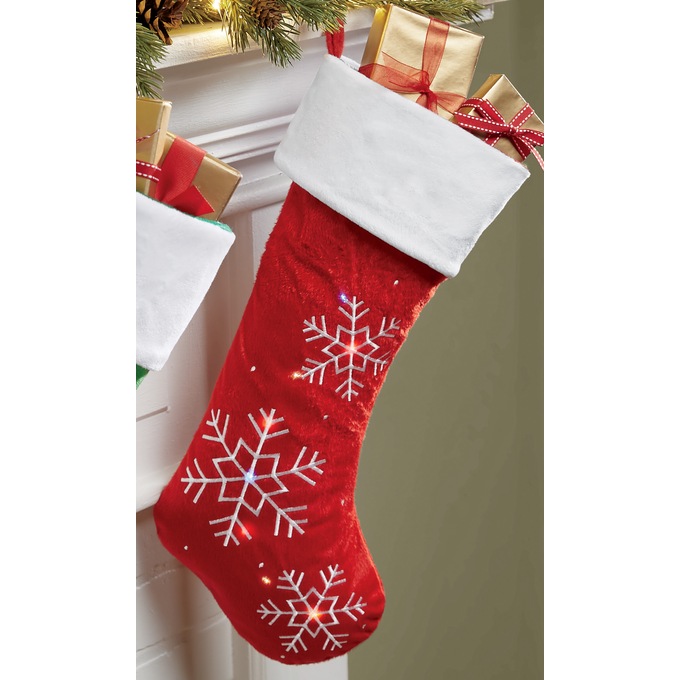 Snowflake Stocking, , large