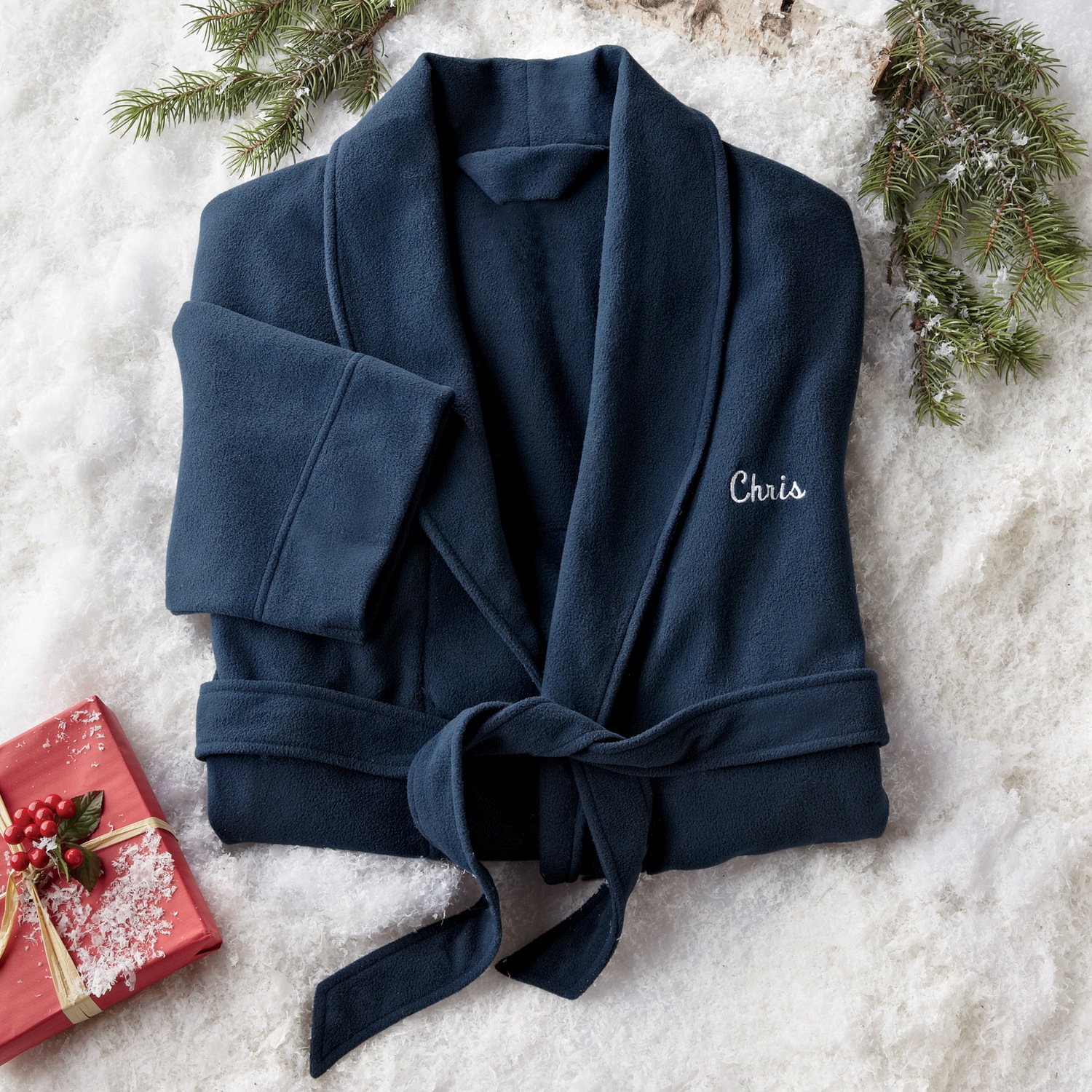 Personalized Fleece Robe Montgomery Ward