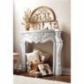 Heaven Mantel, Distressed White, large