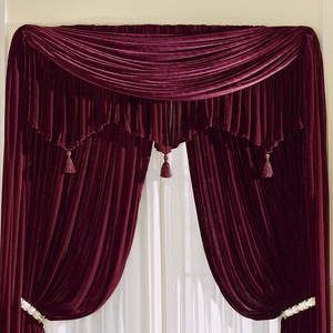 Woven Velvet Curtains Montgomery Ward