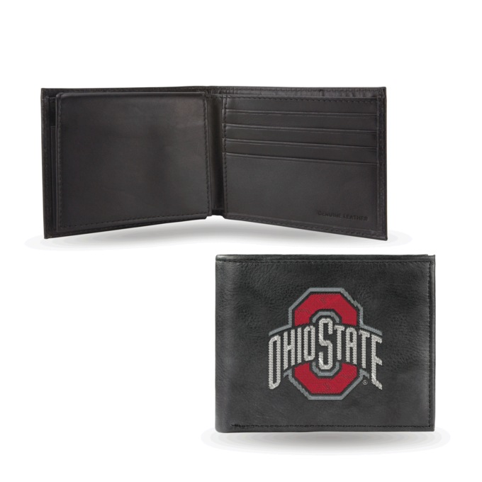 NCAA Leather Bifold Wallet, , large
