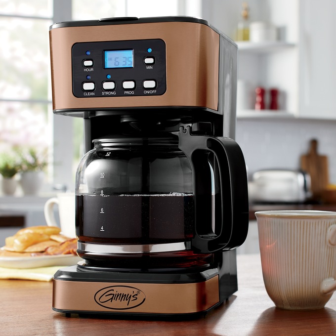 Ginny's® 12-Cup Coffee Maker, , large