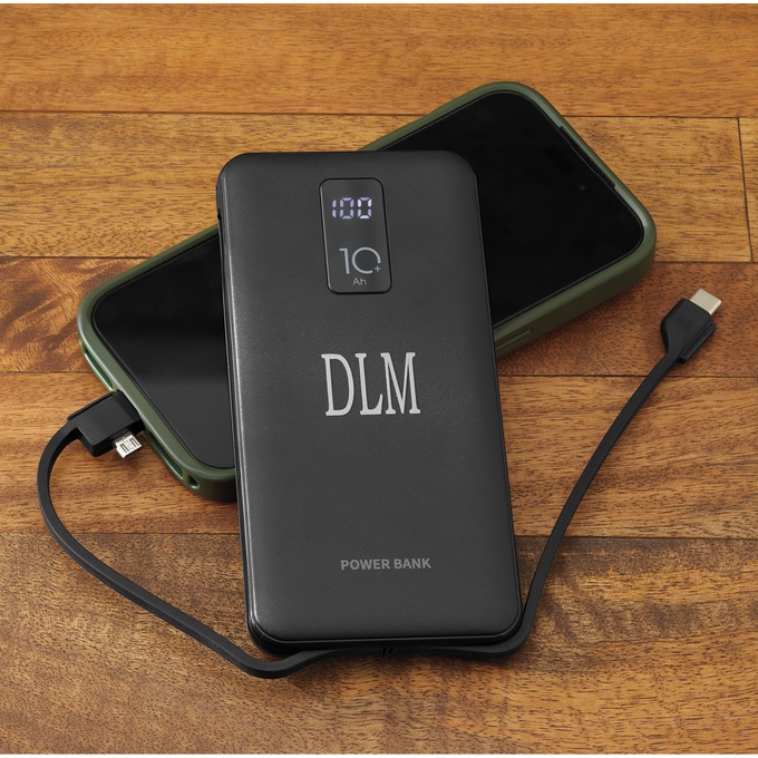 Portable Power Bank with Cables, , large