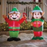 Lit Christmas Elf Inflatable Boy or Girl, , large