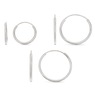 Gold 3-Pair Endless Hoop Set, , large