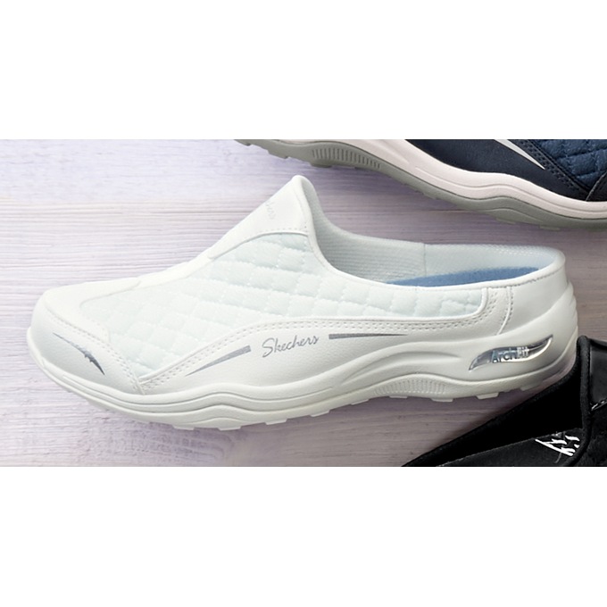 Skechers mules wide width sales