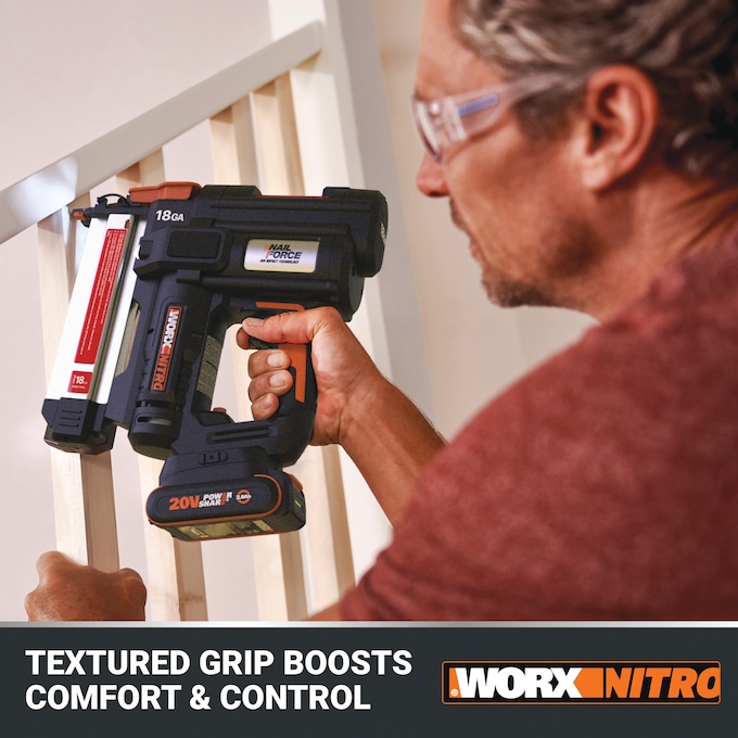 Worx 20V Nitro Brad Nail Gun (Tool Only), , large