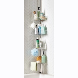Adjustable Shower Pole Caddy, , large