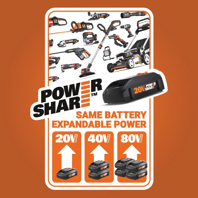 Worx 20V 5-in-1 Multi-Sander, , large