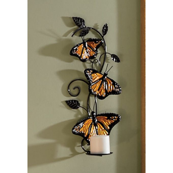 Stacked Butterfly Wall Sconce Montgomery Ward