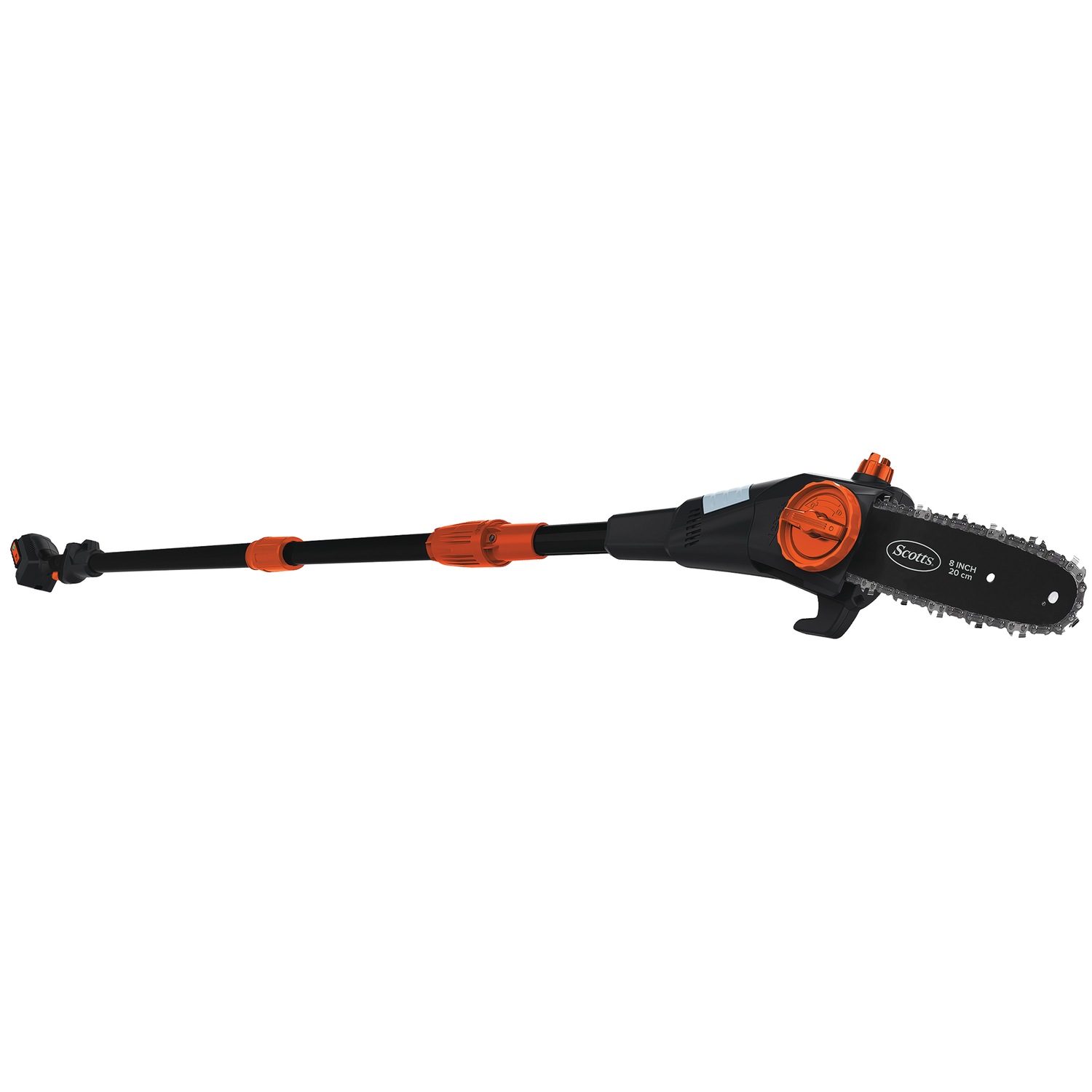 Scotts 20V Cordless Pole Saw, Battery and Battery Charger