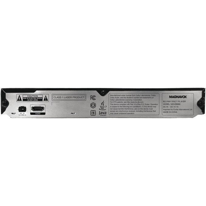 Magnavox Blu-ray Player, Black, large
