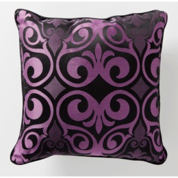 Kismet Luxury Woven Jacquard Square Accent Pillow, , large