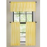 Cotton 3-Piece Gingham Kitchen Curtain Set with Valance and Tier Pair, , large