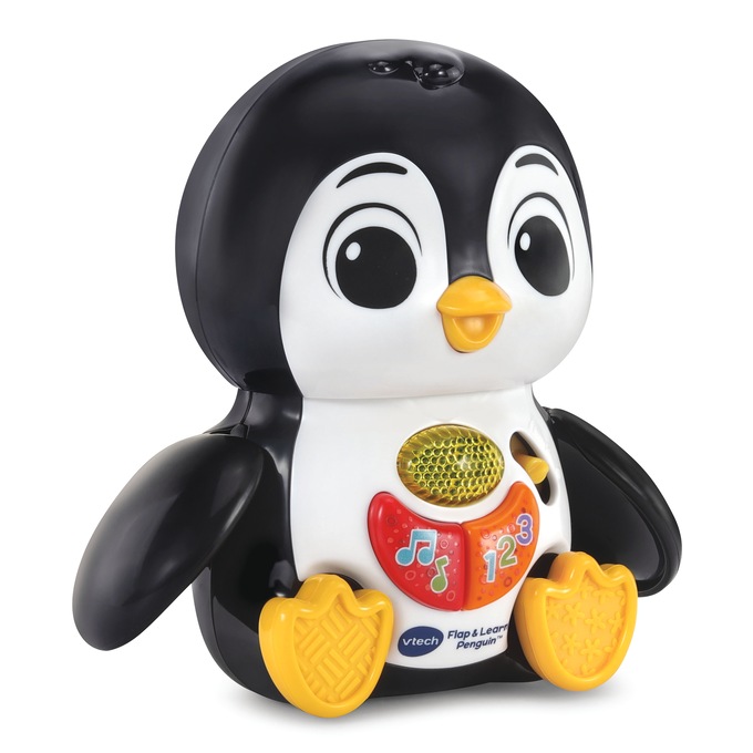 VTech Flap & Learn Penguin, Black, large