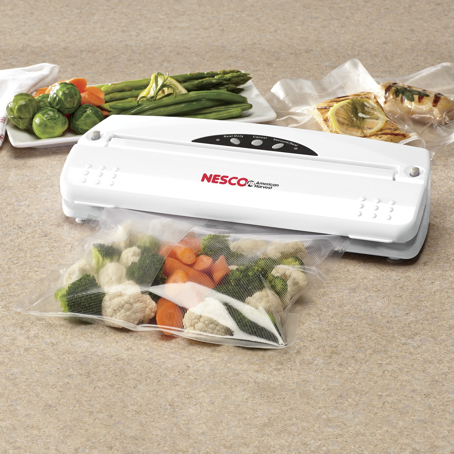 Vacuum Sealer and Bags by Nesco Montgomery Ward