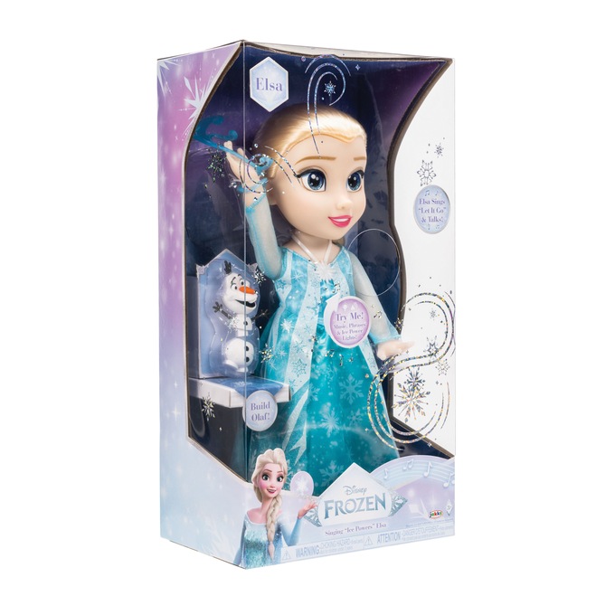 Lights & Sound Elsa Doll, Blue, large