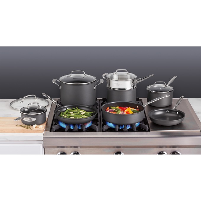 Cuisinart 13-Piece Chef's Classic Hard-Anodized Nonstick Cookware Set, , large