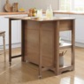 Rowley Organizational Kitchen Island, Walnut, large