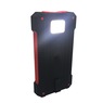 10,000mAh Solar Power Bank, Red Black, large