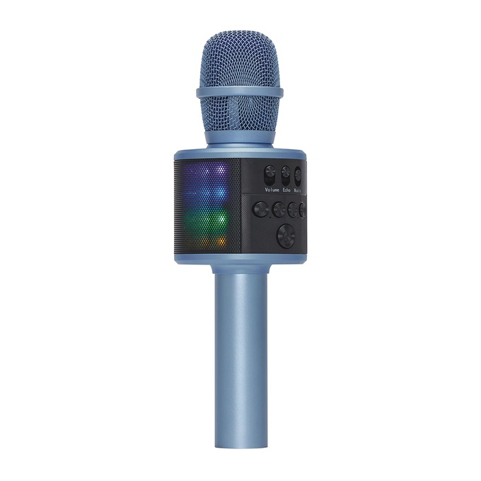 Wireless Karaoke Microphone, Blue, large