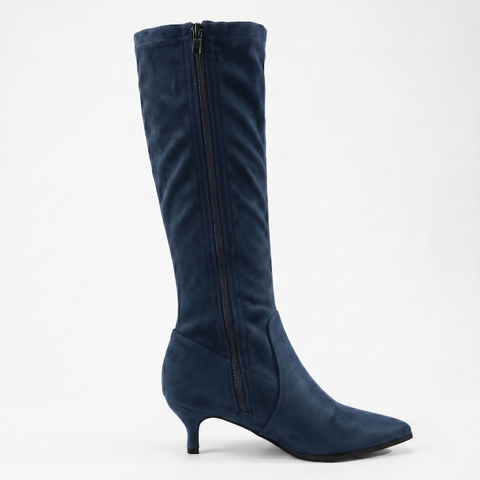 Amanda D'laurie Tall Faux-Suede Stretch Boot for Women, , large