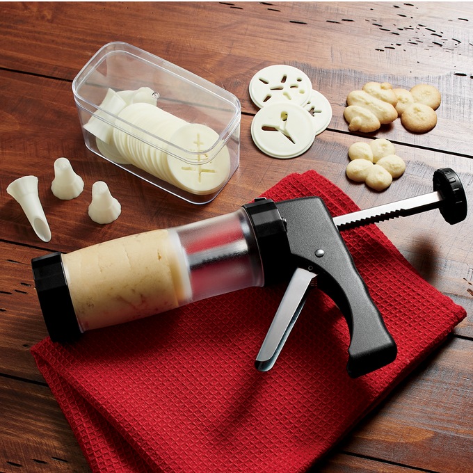 24-Piece Cookie Press with Storage Case, , large