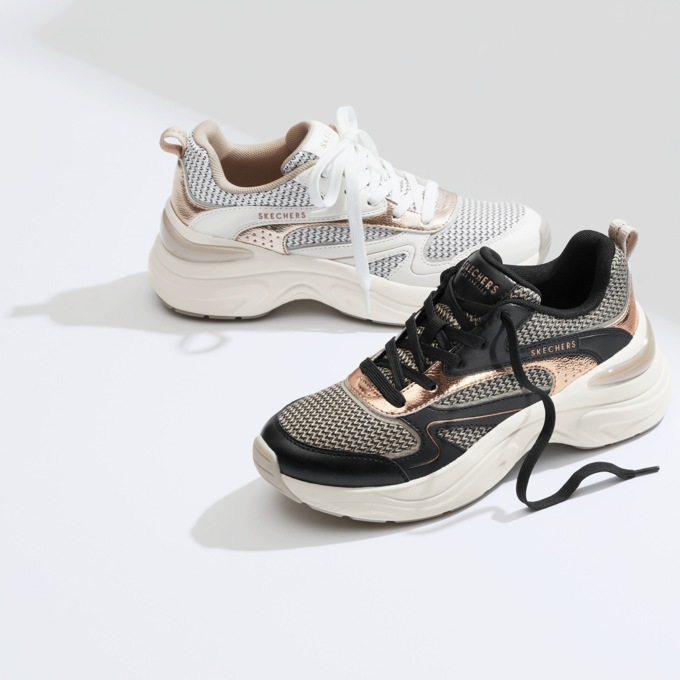 Skechers Tone goofy Ups Faux