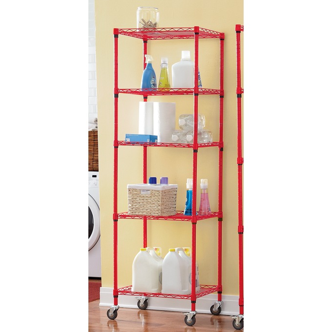 5-Tier Tower Mobile Shelf, , large