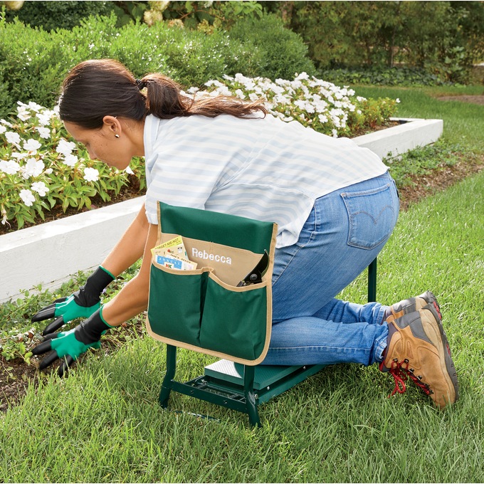Garden Kneeler with Tote & Tools, , large