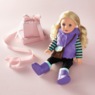 18" Style Girls Doll with Set of 3 Outfits, White, large