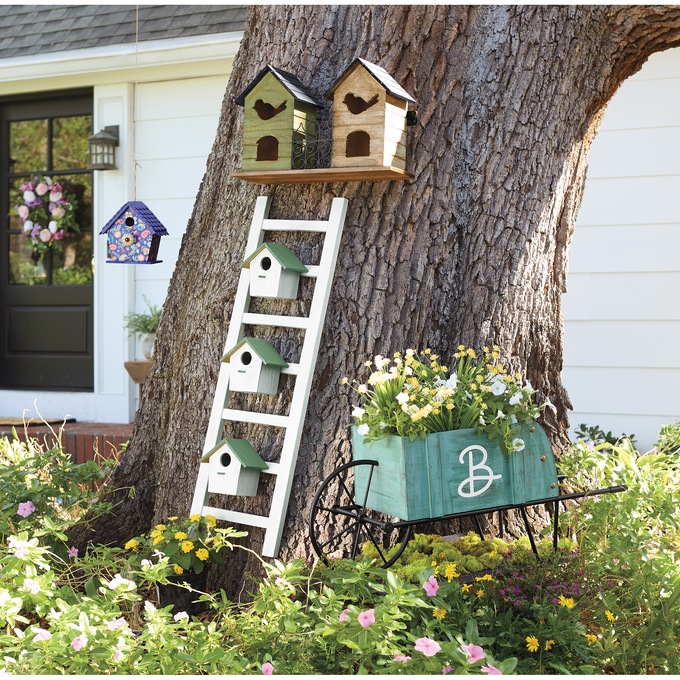 Ladder Birdhouse Set, , large