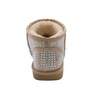 Azalea Wang Faux-Suede Fairytale Rhinestone Bootie with Faux Fur Lining for Women, , large