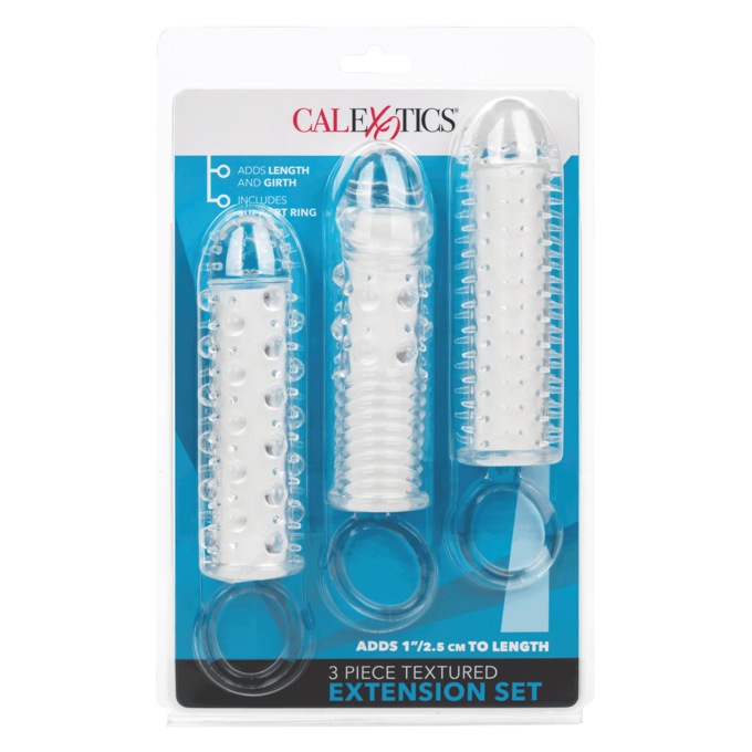 3-Piece Textured Extension Set, , large
