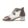  Mesh & Bling Women's Shootie with Silvery Accents, Beads & Sequins & 1.5” Heel, , large