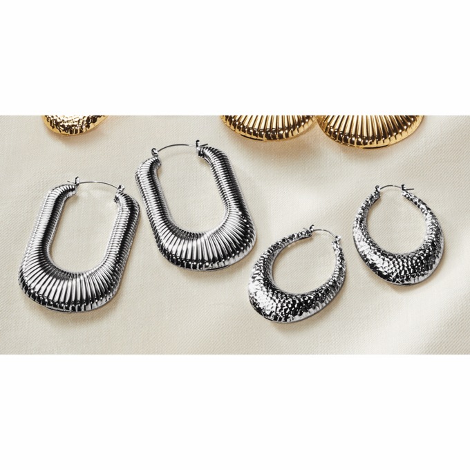 2-Pair Hoop Set, , large